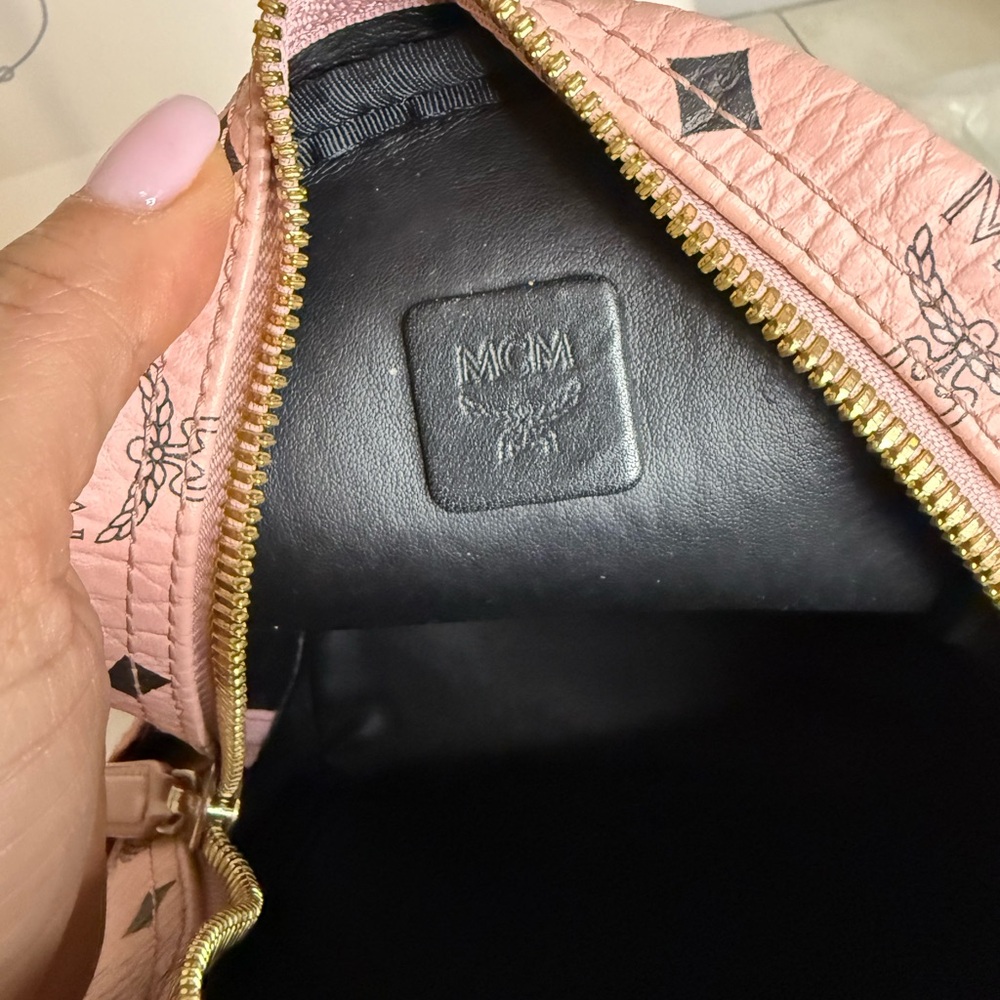 MCM Pink Mini Backpack - Picture 7 of 9